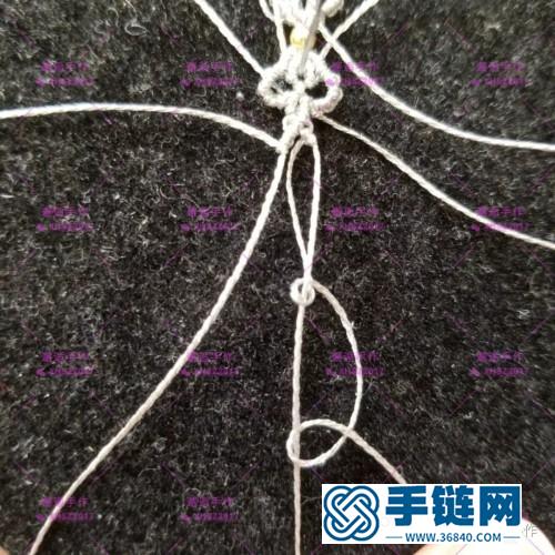 少女心爆棚的繩編蝴蝶結戒指的詳細教程