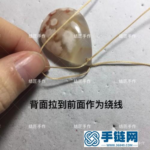 扁蠟櫻花瑪瑙毛衣鏈的詳細制作圖解