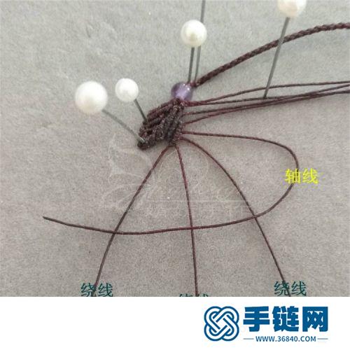 中國結(jié)蠟線葉子尾扣的詳細(xì)編制方法