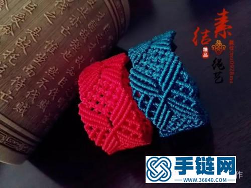 玉線吉祥紅寬版手鐲的詳細制作圖解