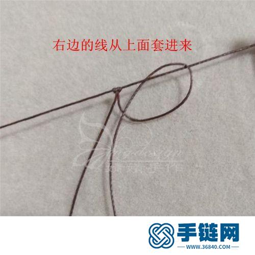 中國結(jié)蠟線葉子尾扣的詳細(xì)編制方法