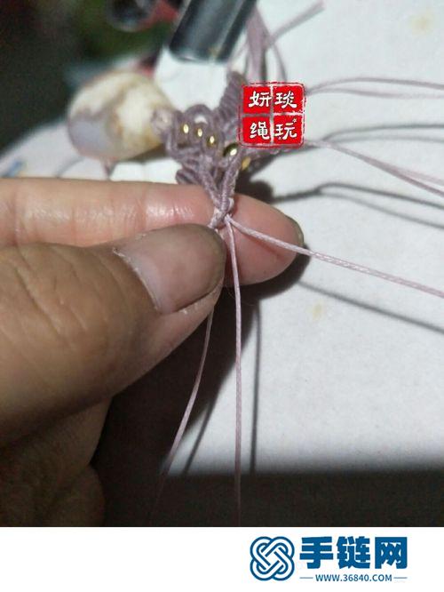 中國(guó)結(jié)玉線有孔石頭項(xiàng)鏈的詳細(xì)編制方法