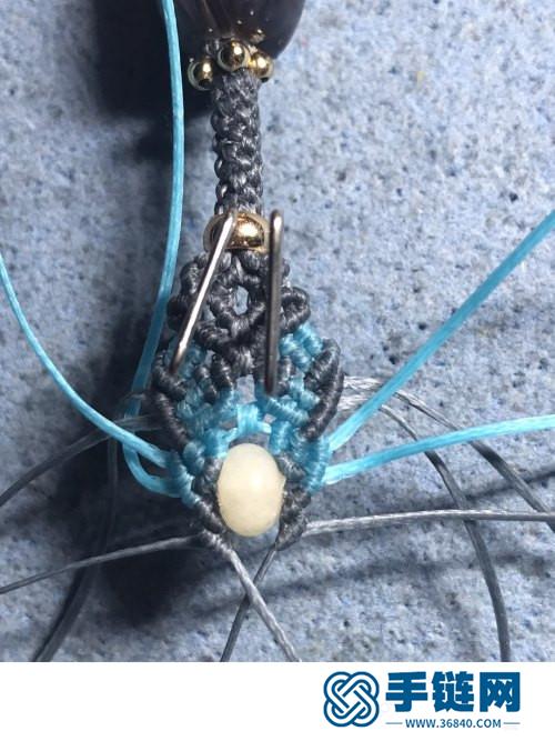 扁蠟桶珠鎖骨鏈的詳細制作圖解
