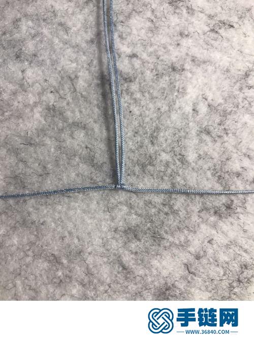 中國結玉線辟邪小鞋子項鏈掛墜的詳細編制方法