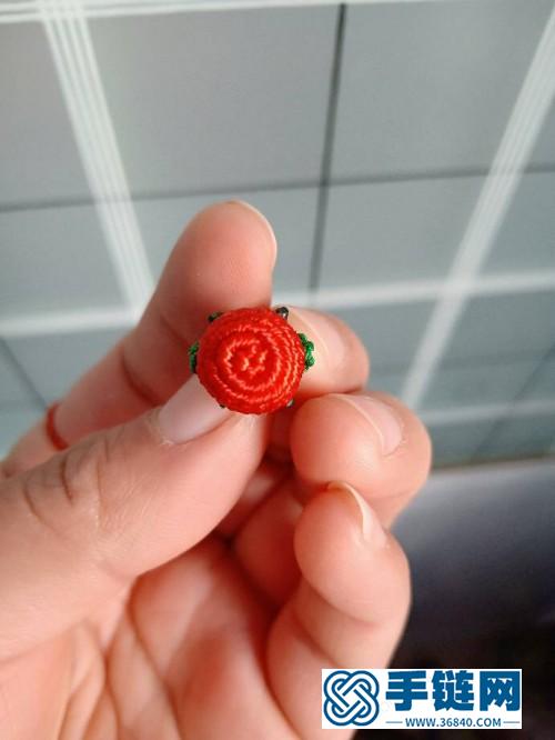 中國結(jié)玉線小蘋果掛飾的詳細(xì)制作教程