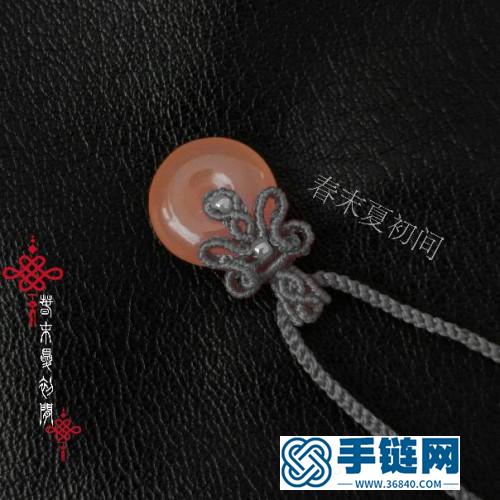 平安扣花結(jié)繩編項(xiàng)鏈的詳細(xì)編制教程
