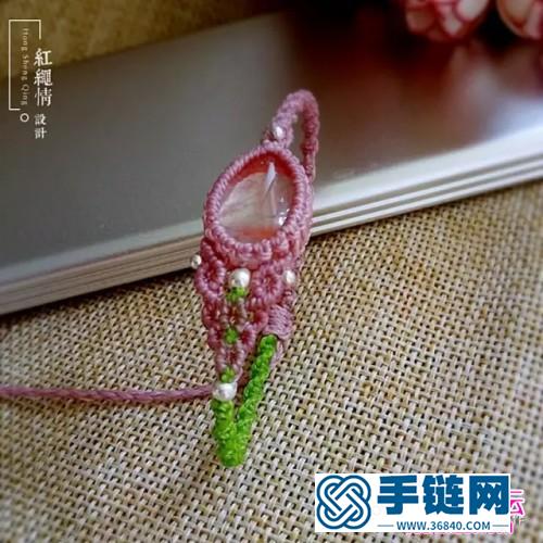 粉晶手繩的詳細(xì)制作圖解