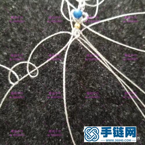 少女心爆棚的繩編蝴蝶結戒指的詳細教程