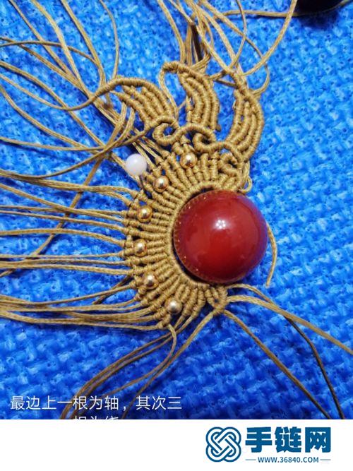 繩編古代將士頭盔造型小掛件的詳細(xì)制作方法