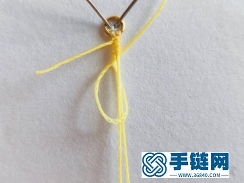 繩編仿真葉子耳墜的詳細編制教程