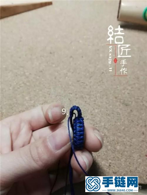 中國結拉長石手鏈的編制教程
