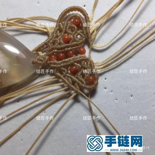 扁蠟櫻花瑪瑙毛衣鏈的詳細制作圖解