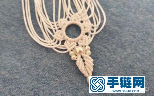中國(guó)結(jié)五彩繽紛的雪花掛件的詳細(xì)編制步驟圖