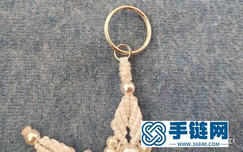 中國(guó)結(jié)五彩繽紛的雪花掛件的詳細(xì)編制步驟圖