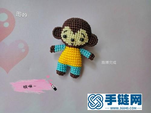 一步步教你繩編可愛小猴的詳細編制教程