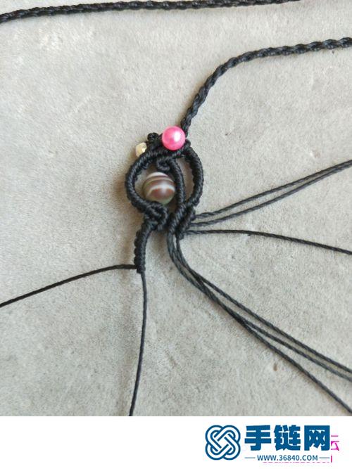 扁蠟編串珠不規則尾扣的詳細制作圖解