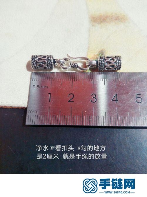 一步步教你繞線珠子款手繩的制作圖解