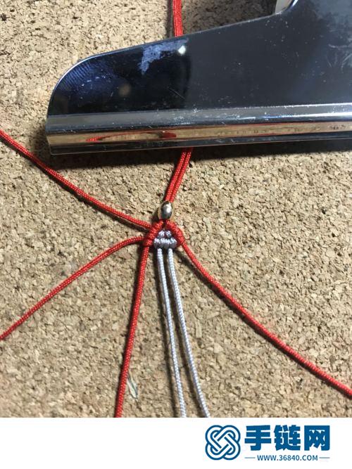 蝴蝶結水晶手鏈的詳細制作圖解