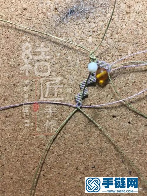 彩金鎖骨鏈掛繩的詳細制作圖解
