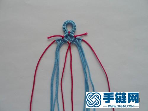 雙色玉線手繩的制作教程