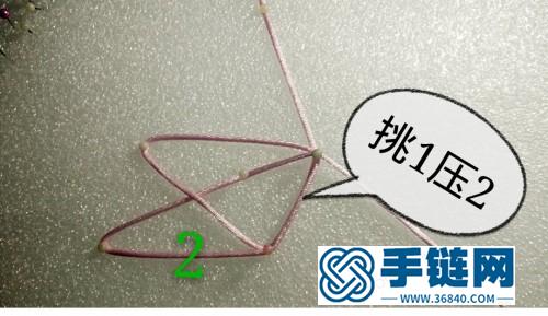八花七股吉祥冰花結掛飾的詳細編制教程