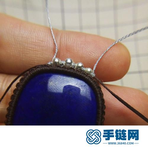 中國結蠟線基礎包邊項鏈吊墜的詳細制作圖解
