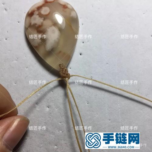 扁蠟櫻花瑪瑙毛衣鏈的詳細制作圖解