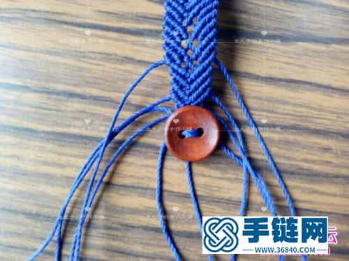 繩編藍(lán)色多瑙河手表帶的詳細(xì)編制教程