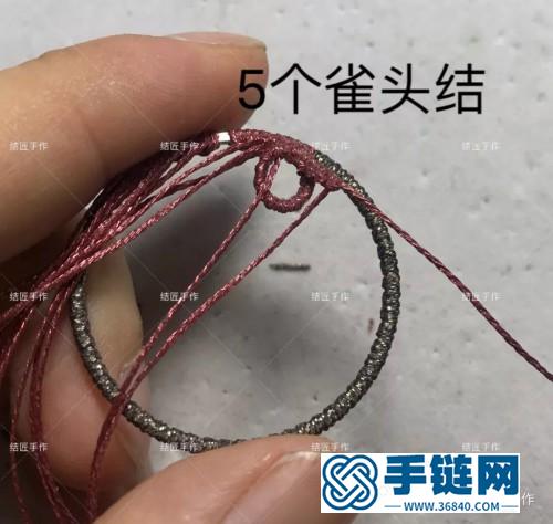 一步步教你彩金蠟線琥珀回紋珠耳環(huán)的詳細(xì)編制教程