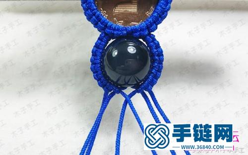繩編葫蘆鑰匙掛件的制作步驟圖