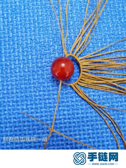 繩編古代將士頭盔造型小掛件的詳細(xì)制作方法