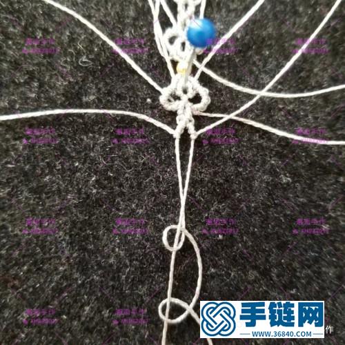 少女心爆棚的繩編蝴蝶結戒指的詳細教程