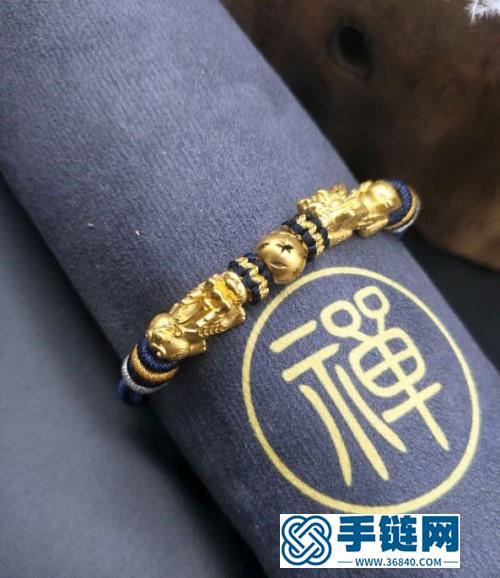 一步步教你繞線珠子款手繩的制作圖解