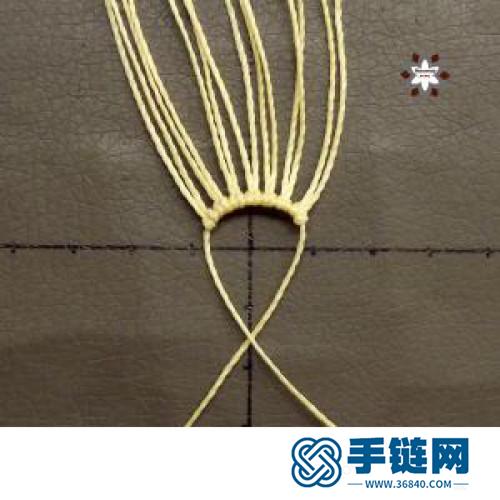 中國結蠟線瑪瑙珠花朵耳環