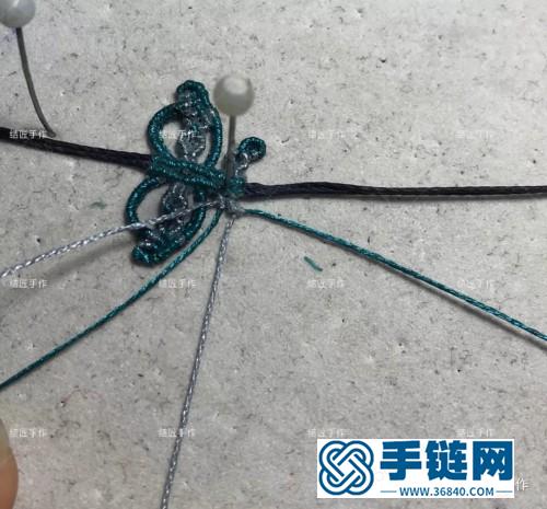 中國結蠟線小福疊蜜蠟項鏈掛件的詳細制作圖解