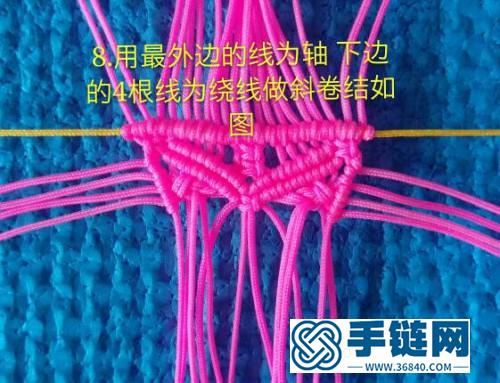 中國結(jié)小蝴蝶手鏈的編制教程