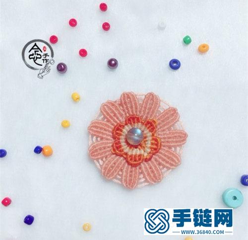 中國(guó)結(jié)扁蠟向日葵花瓣的詳細(xì)編制方法
