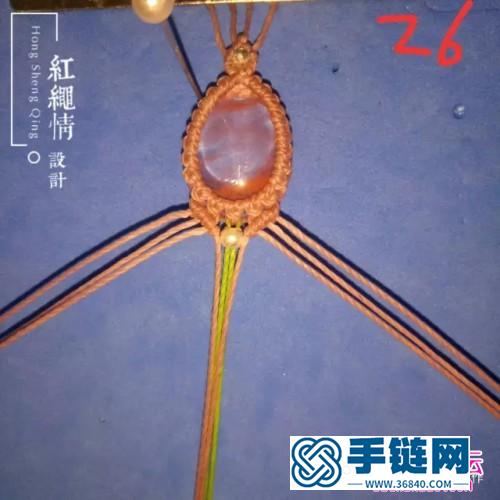 粉晶手繩的詳細(xì)制作圖解
