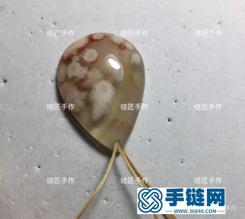 扁蠟櫻花瑪瑙毛衣鏈的詳細制作圖解