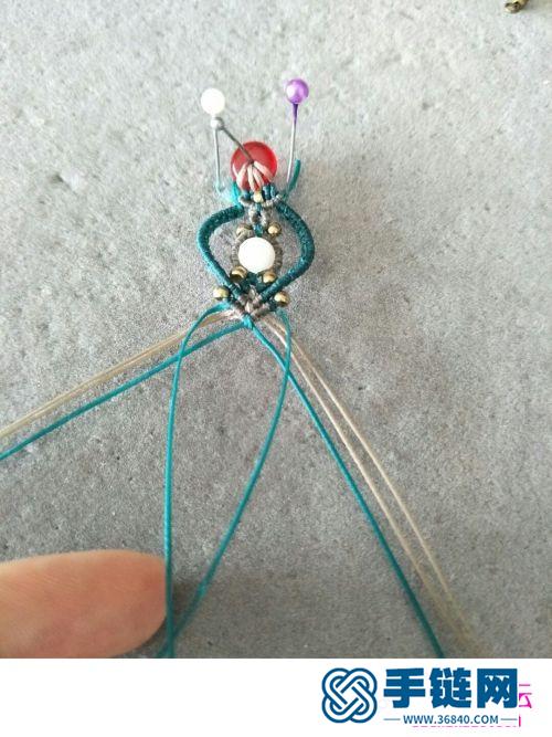 異國風串珠耳飾的詳細制作圖解