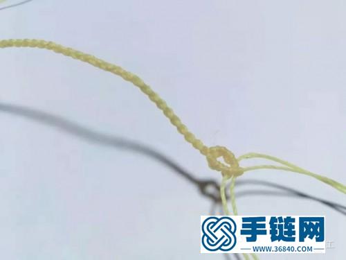 繩編晶晶亮粉鉆手繩的詳細制作教程