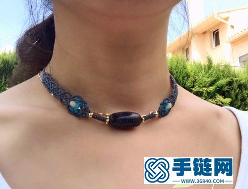 扁蠟桶珠鎖骨鏈的詳細制作圖解