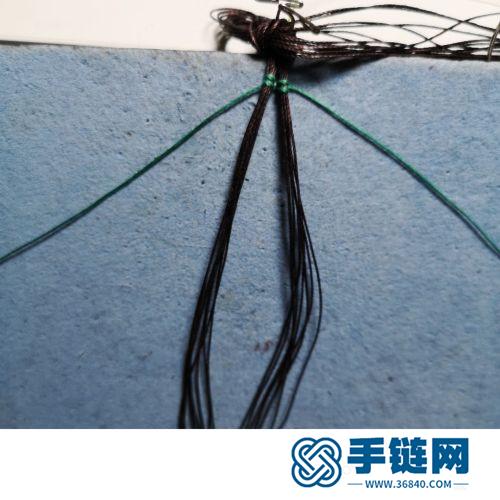 中國結八股辮掛繩尾扣扣頭的詳細編制方法