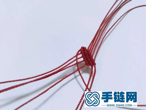 編繩三色堇胸針的制作教程