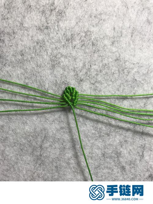 斜卷結(jié)立體串珠寶葫蘆掛件的詳細(xì)編制方法