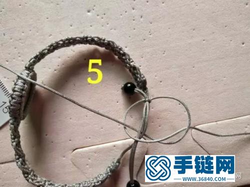 玉線包五角硬幣手鏈的詳細(xì)編制教程