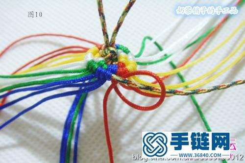 繩編多色轉經筒掛件的方法教程