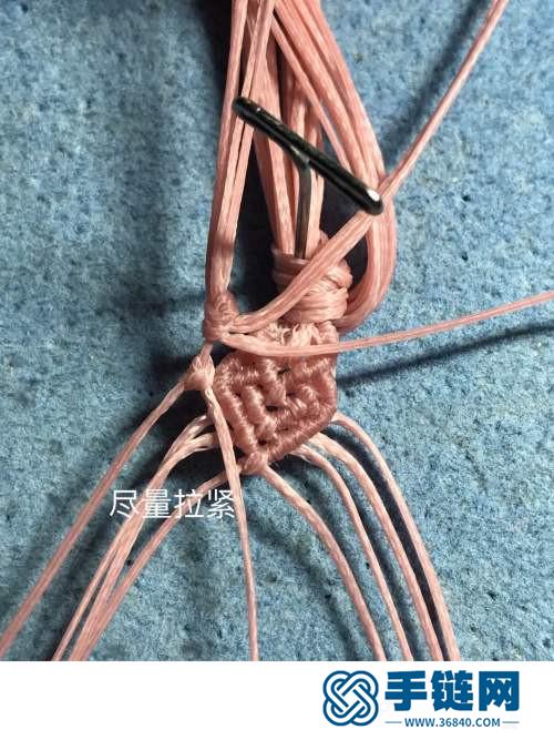 中國結厚石頭花式包邊的詳細制作圖解