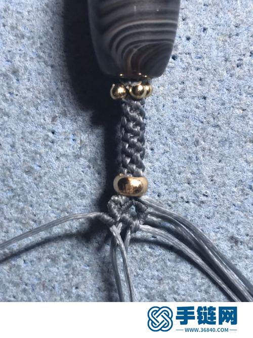扁蠟桶珠鎖骨鏈的詳細制作圖解