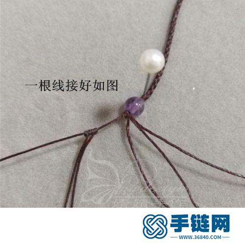 中國結(jié)蠟線葉子尾扣的詳細(xì)編制方法